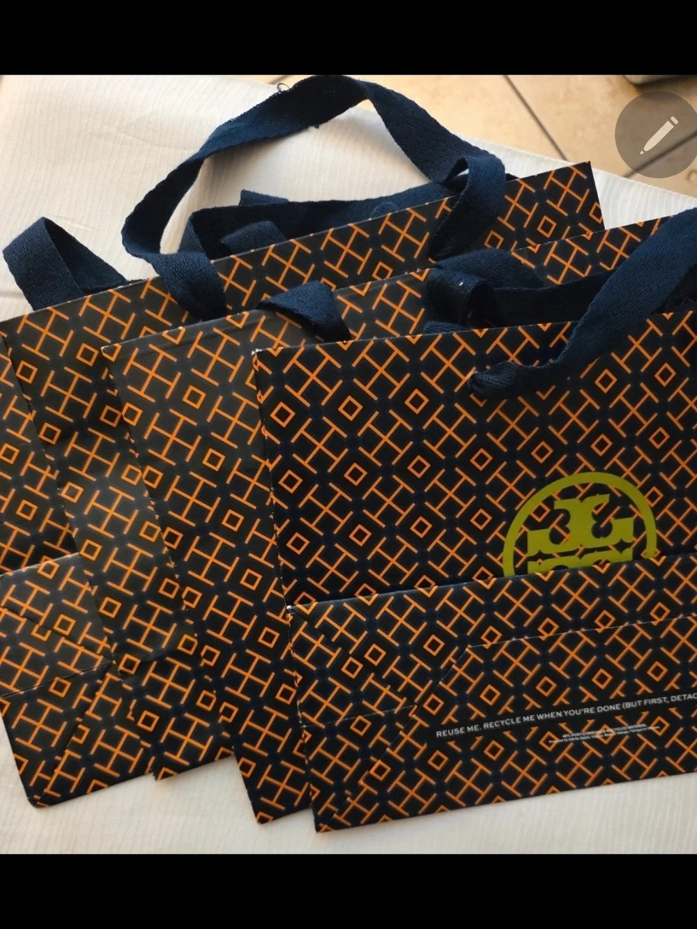 Tory Burch 4 Small Shopping Bags